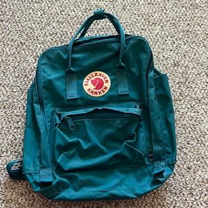 fjallraven kanken teal backpack